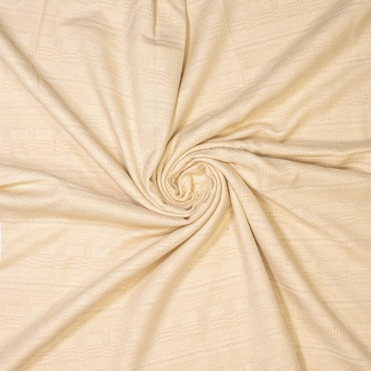 Katoen - Bohemian ecru met lijnenweving-3