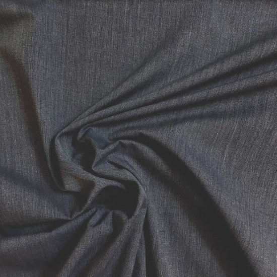 Katoen - Chambray hemd grijsblauw-2