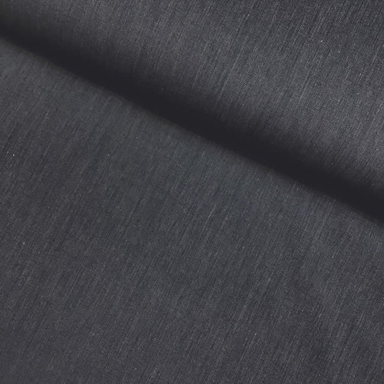 Katoen - Chambray hemd grijsblauw-3