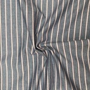 Katoen - Donkerdenim met streep-4