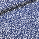 Katoen - Eekhoorns en bloemen op inktblauw-2