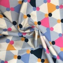 Katoen - Feestslinger met pompon lila-2