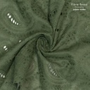Katoen - Fibremood broderie legergroen-2