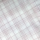 Katoen - Fibremood met bordeau stippellijn-2