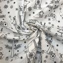 Katoen - Inkleurstof kerst-2