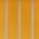 Katoen - Maan geel met beige en donkerrode streep-2
