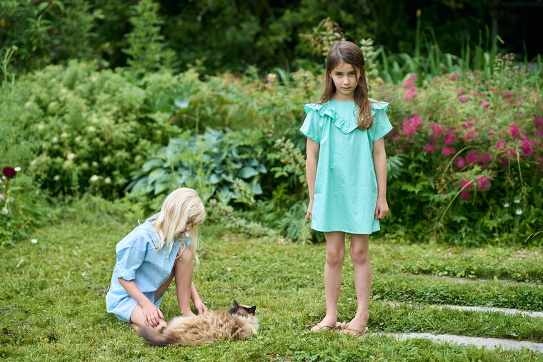 Katoen - Maan papertouch muntgroen-4