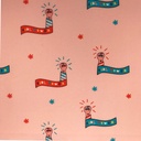 Katoen - Pink girl power-3