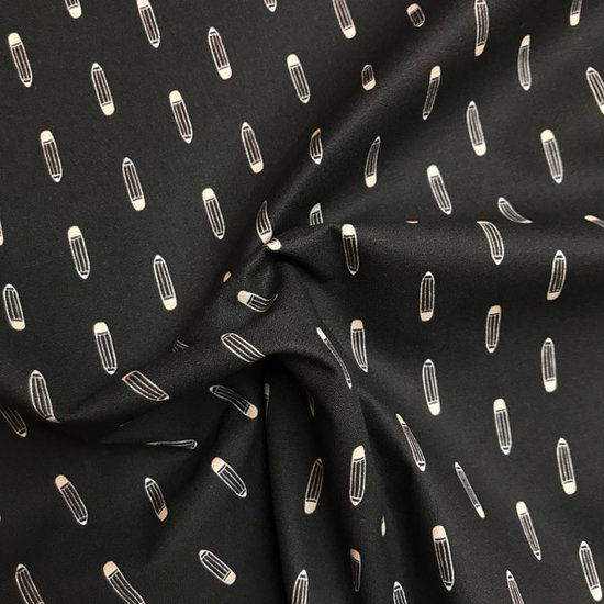 Katoen - Potlood op zwart-2