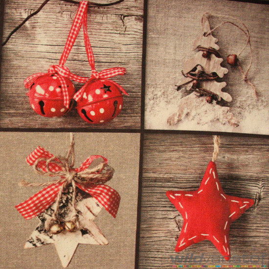 Katoen - Quiltmotief fotoprint kerst-3