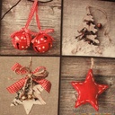 Katoen - Quiltmotief fotoprint kerst-3