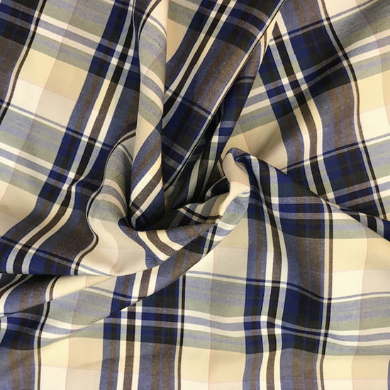 Katoen - Ralph ruiten blauwbruin-2