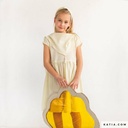 Katoen - sari fluo geel-3