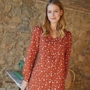 Katoen - Viyella autumn flowers-2