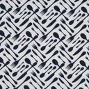 Katoen - Zwart-wit diagonaal bestekmotief-2