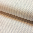 Katoen ottoman - Strepen blauw-wit-2