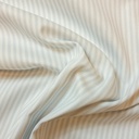 Katoen ottoman - Strepen blauw-wit-3