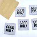 Label - Good job lurex (5 stuks)-2