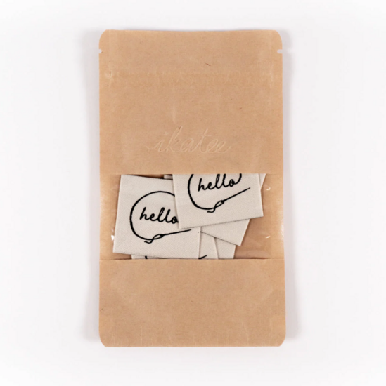 Label - Hello ik (5 stuks)-2