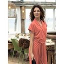 Lichte tricot - Koraaloranje 136-2