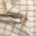 Linnen - Towel raster bordeau-2