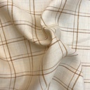 Linnen - Towel raster oker-2