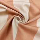 Linnen viscose - Strepen roze wit LMV-3