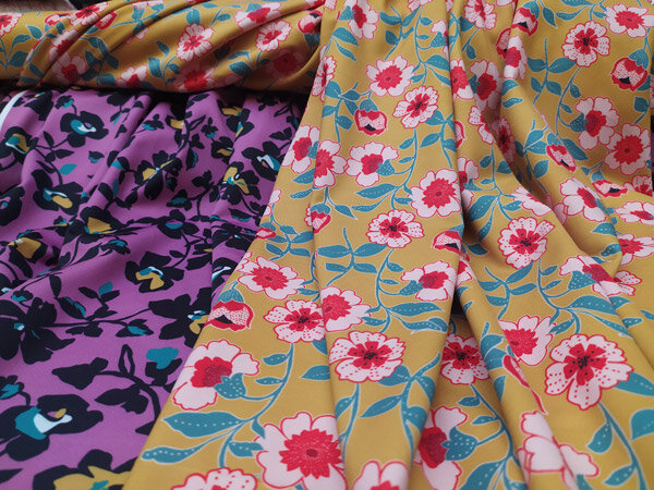 Lycra - Klimbloem op lilaroze-2