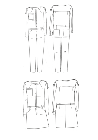 Maison Fauve - la combi/robe vipere-2