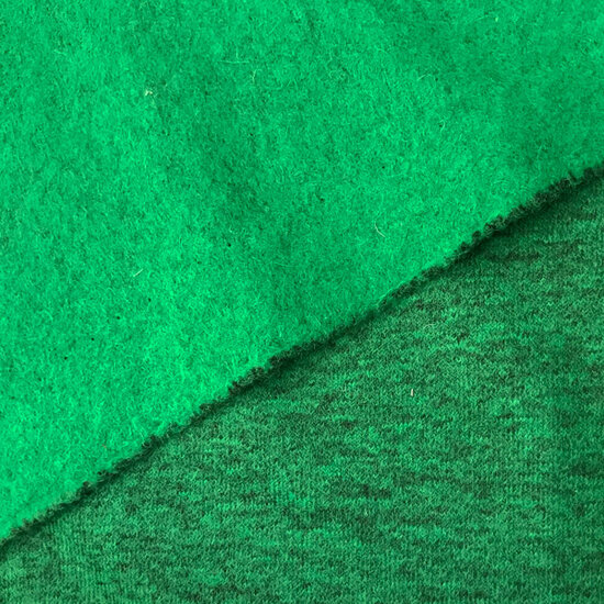 Mantelstof - Grasgroen effen maan-2