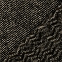 Mantelstof - Herringbone zwart grijs-2