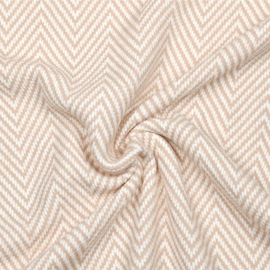 Mantelstof - Visgraat xl lichtroze-2