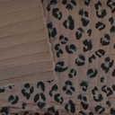 Matelasse gauze - Bruine leopard-2