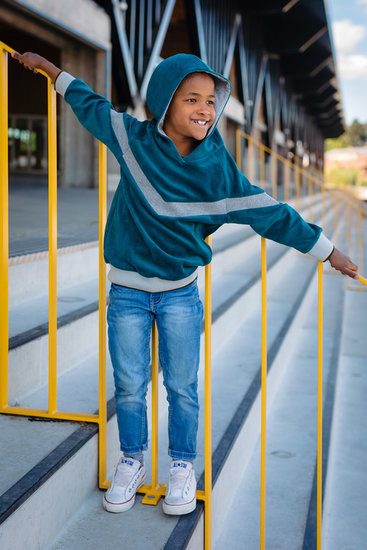 Nicky velours - Petrolblauw 124-2