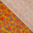 Pels - Luipaardprint geel oranje-2