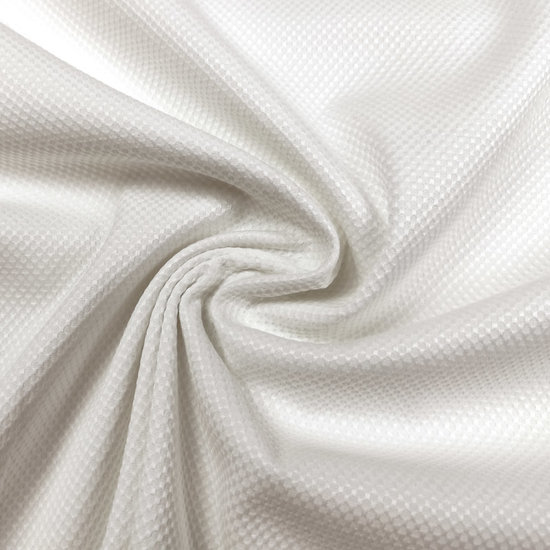 Piqué - wit glans en mat-2