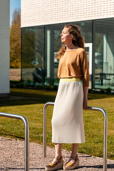 Plissé 10mm - ecru-3