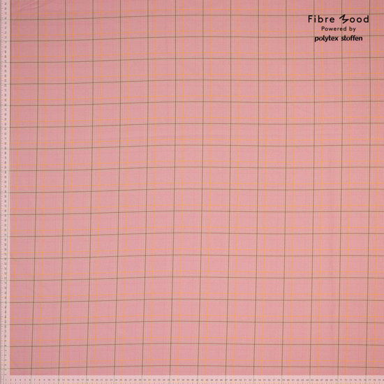Polyester - Fibremood glencheck roze tinten-2