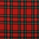 Polyester - Schotse ruit 2 rood groen-2