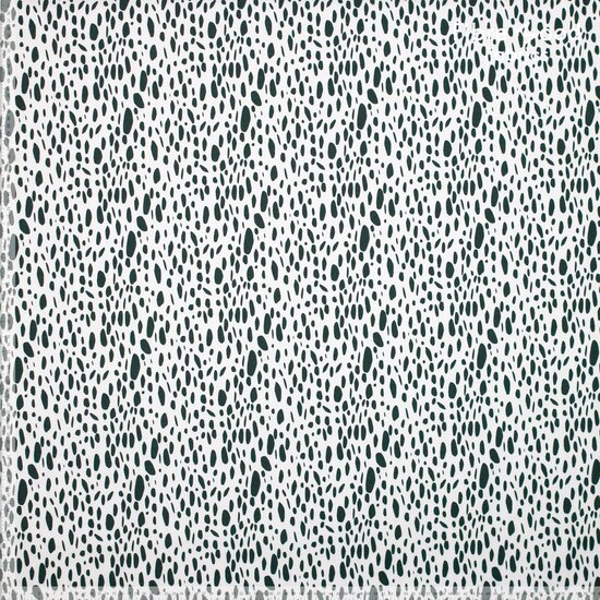 Regenmantelstof - Ecru met onregelmatige dots fibremood-3