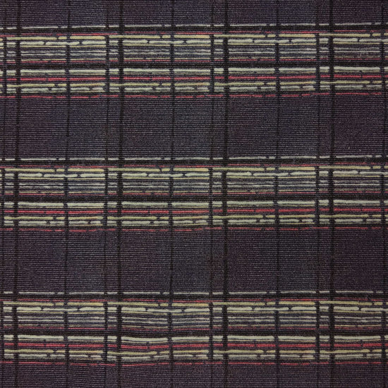 Ribfluweel dun - Glasraam print marineblauw-3