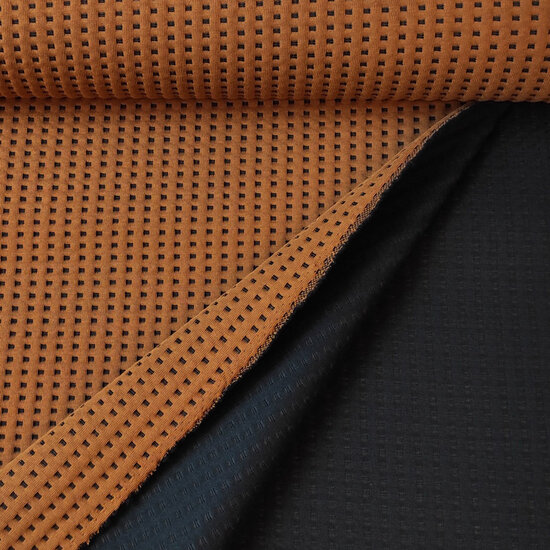 Scuba - Camel met zwart hokje-2