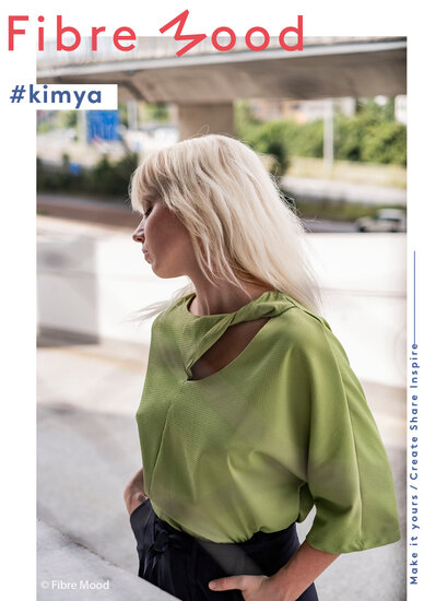 Seersucker - Appelgroen carline fibremood-2