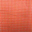 Seersucker - Fluo oranje vichy 7mm-2