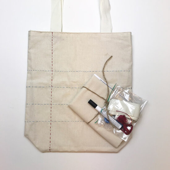 Stoffenpakket - Tote bag borduur-3