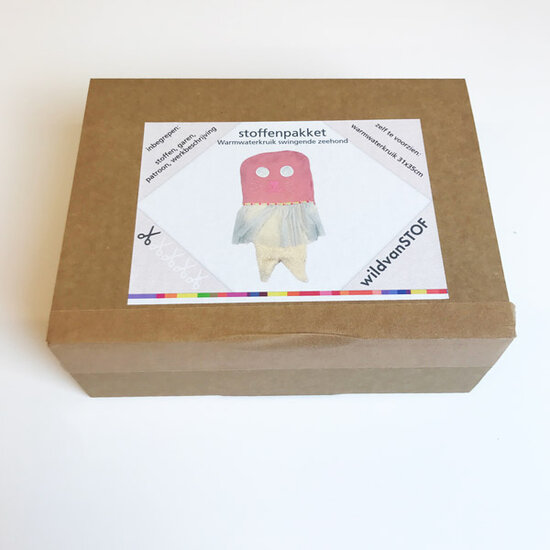 Stoffenpakket - Warmwaterkruik swingende zeehond-2