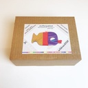 Stoffenpakket - Warmwaterkruik zoenende vis paars roze-2