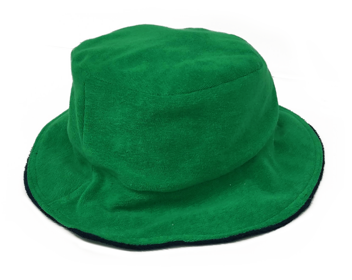 Stoffenpakket - Zonnehoedje marineblauw/groen-2