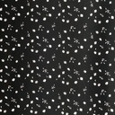Stretchkatoen - Fibremood mini madeliefje op picque zwart a-2
