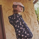 Summer sweat - Lichtroze schelpen op donker-2